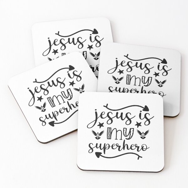 Item preview, jesus is my superhero-funny quotes for faithfuls of jesus designed and sold by Hartics.