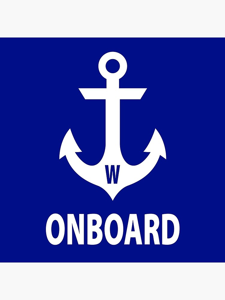 Thumbnail 5 of 5, Coasters (Set of 4), (W) Anchor Onboard designed and sold by NBHannah.