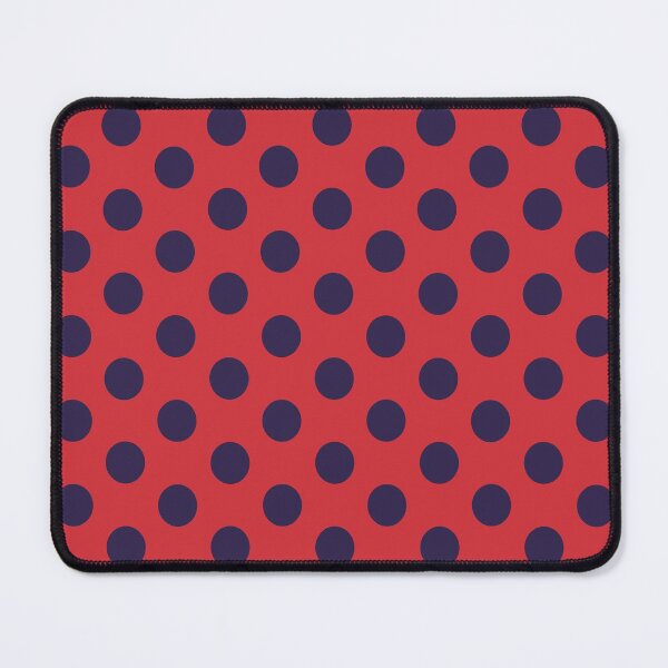 Item preview, Medium NAVY BLUE and RED Polka Dots designed and sold by RachelMacht.