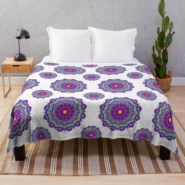Item preview, Bright and beautiful boho mandala pattern designed and sold by Trianglegreen.