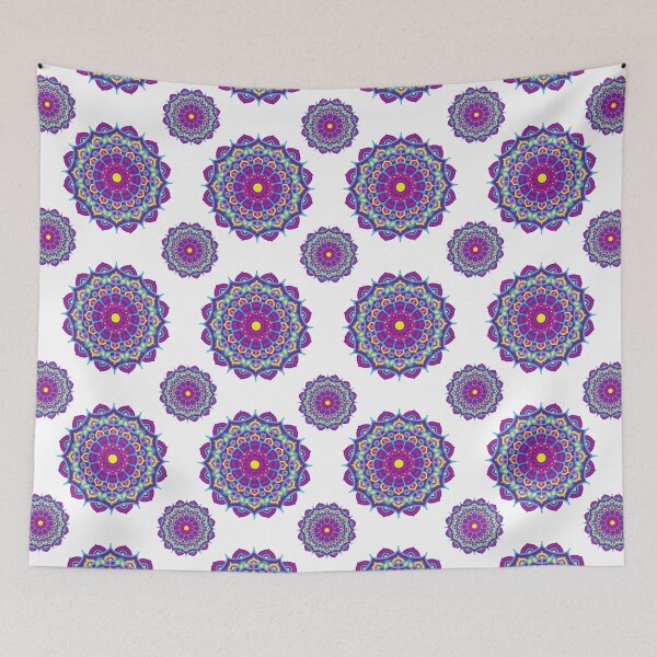 Item preview, Bright and beautiful boho mandala pattern designed and sold by Trianglegreen.