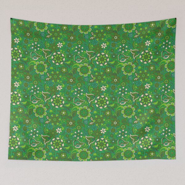 Item preview, 70s pattern green designed and sold by vanderValk-art.