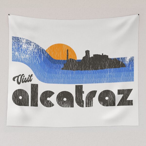 Item preview, Visit Alcatraz Prison Retro Tourist Souvenir designed and sold by acquiesce13.
