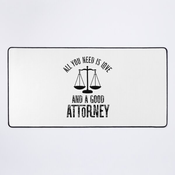 Item preview, All You Need is Love and A Good Attorney designed and sold by TeesYouWant.