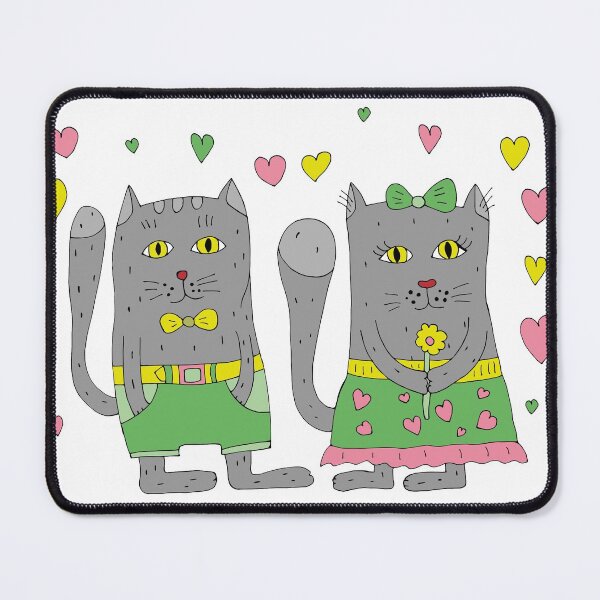 Item preview, Enamored cats. designed and sold by Olga81creative.