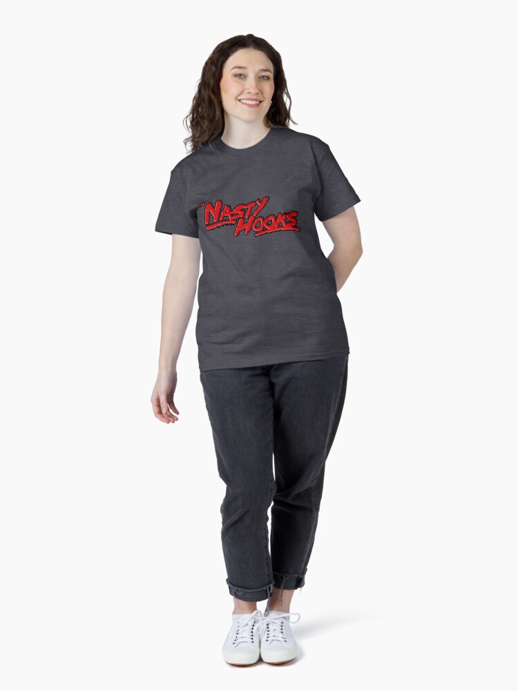Thumbnail 4 of 7, Classic T-Shirt, TNH Classic Logo designed and sold by The-Nasty-Hooks.