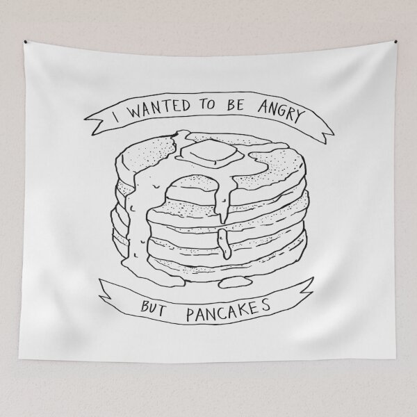 Item preview, Fox Shiver - I Wanted to Be Angry But Pancakes designed and sold by Fox Shiver.