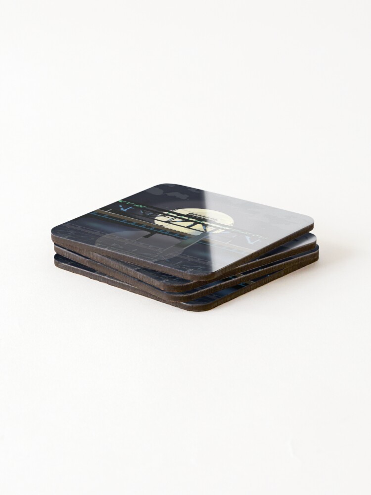 Thumbnail 4 of 5, Coasters (Set of 4), Edmonton High Level designed and sold by RSSDesignsYeg.