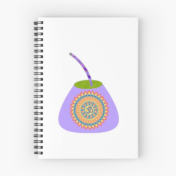 Artikelvorschau, Goa mandala - purple mate bombilla  entworfen und verkauft von NoelNimmad.