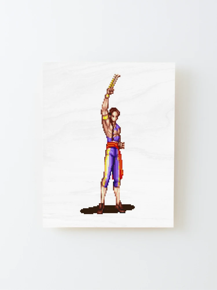Cammy street fighter pixel sprite Metal Print for Sale by goatboyjr