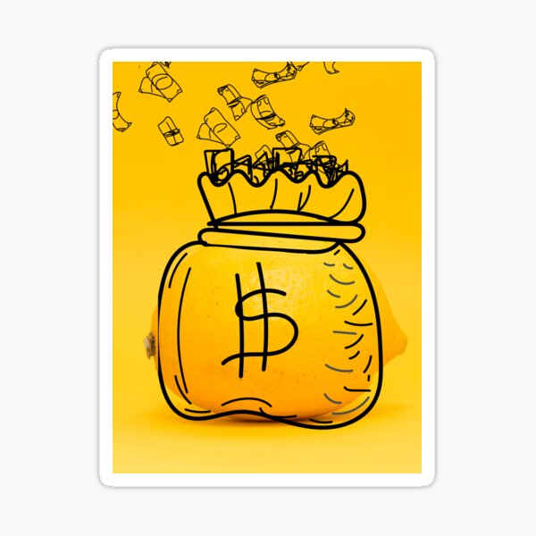 Money bag Stickers - Free business Stickers