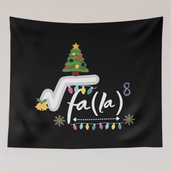 Item preview, Math Nerd Christmas - Fa la la la exponent Classic T-Shirt designed and sold by HalloweenFit.
