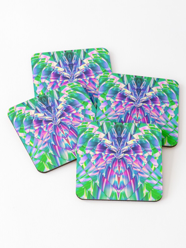 Thumbnail 1 of 5, Coasters (Set of 4), In Prism designed and sold by ArtsyPrincess.