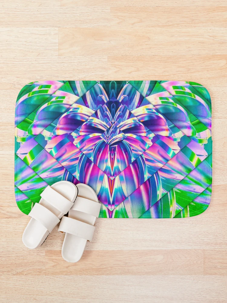 Thumbnail 1 of 6, Bath Mat, In Prism designed and sold by ArtsyPrincess.