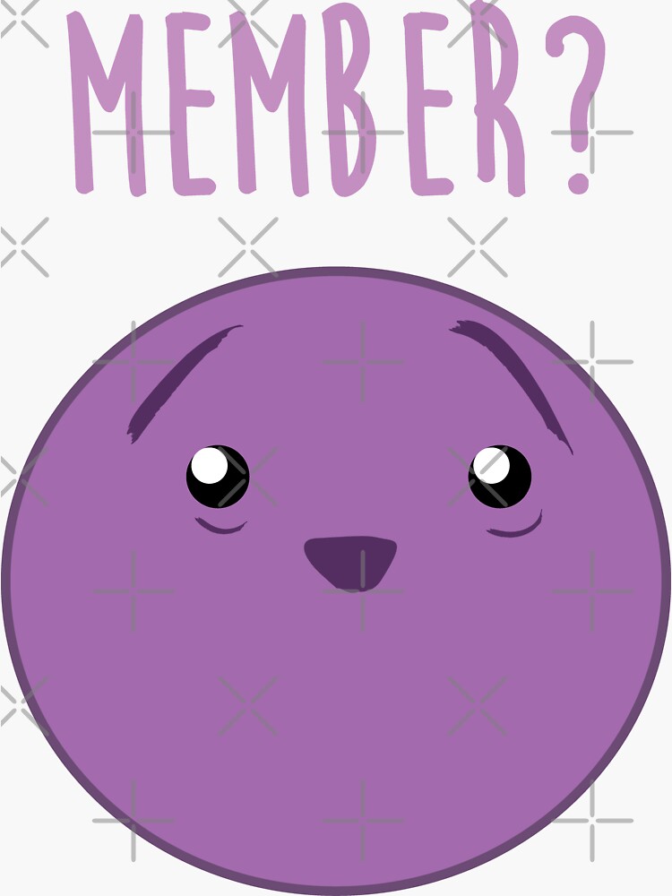 "Member Berries Member? Berry Southpark Fanart Print" Sticker by