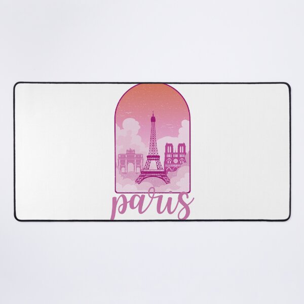 Item preview, Pink Parisian Window Paris Skyline France designed and sold by Hoiho Adventure Shirts.