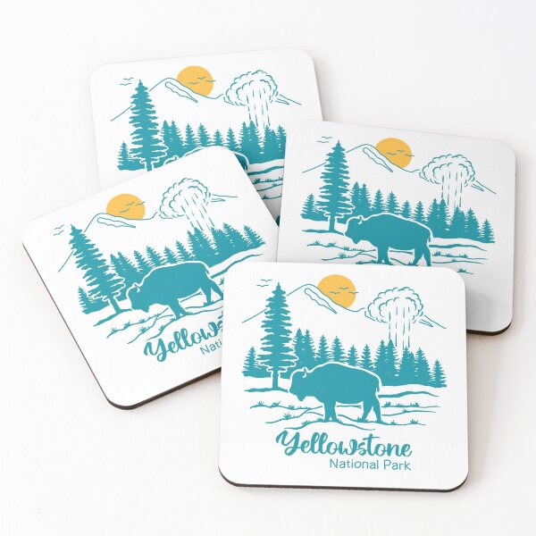 Item preview, Yellowstone National Park designed and sold by ethnicdrawing.