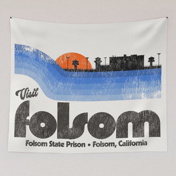 Item preview, Visit Folsom Prison Retro Tourist Souvenir designed and sold by acquiesce13.