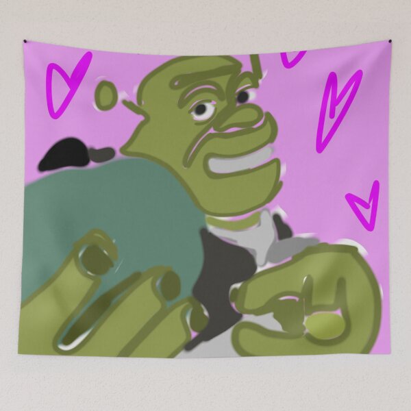 Item preview, Funny shrek gives love designed and sold by OneginaEvgenia.