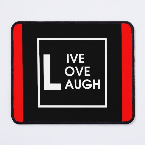 Item preview, LIVE LOVE LAUGH BLACK designed and sold by saraevscreen.