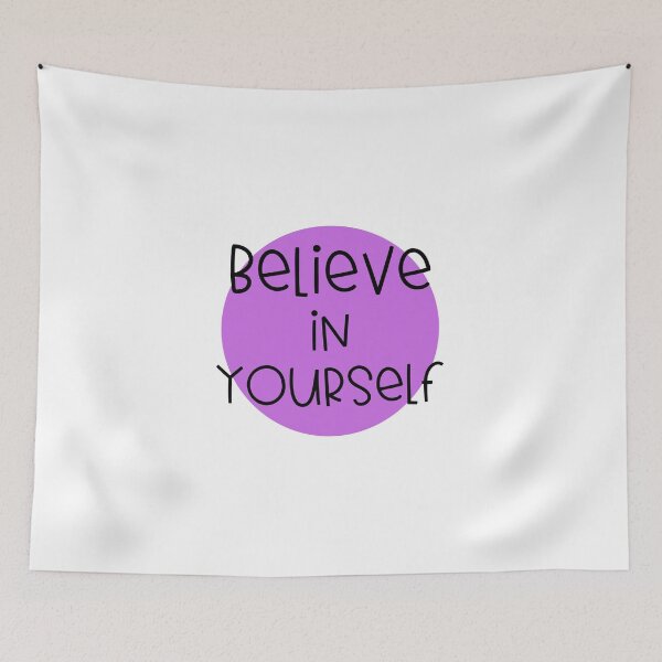 Item preview, Believe in Yourself Purple designed and sold by JanesCreations.