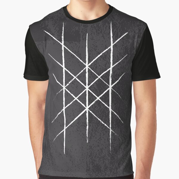 Web of Wyrd Design | Viking Symbols Graphic T-Shirt