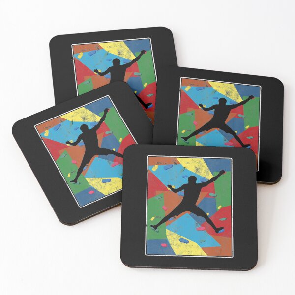 Item preview, Retro Bouldering Mountaineer Mountain Climber Rock Climbing designed and sold by GabiStock.