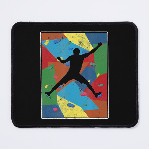 Item preview, Retro Bouldering Mountaineer Mountain Climber Rock Climbing designed and sold by GabiStock.