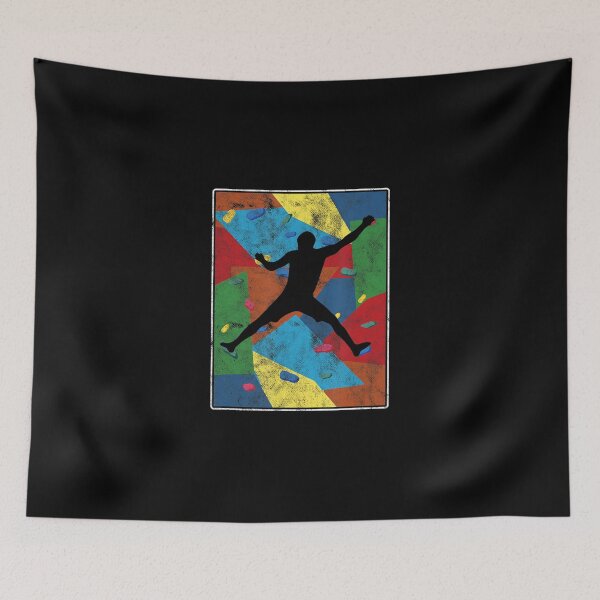 Item preview, Retro Bouldering Mountaineer Mountain Climber Rock Climbing designed and sold by GabiStock.