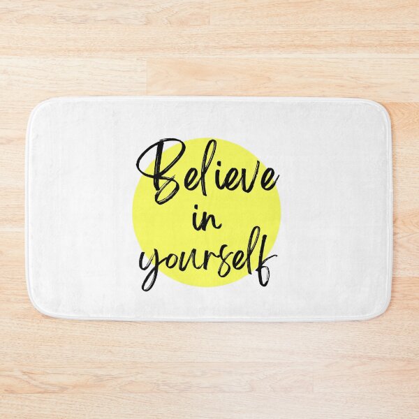 Item preview, Believe in Yourself Inspirational Yellow designed and sold by JanesCreations.