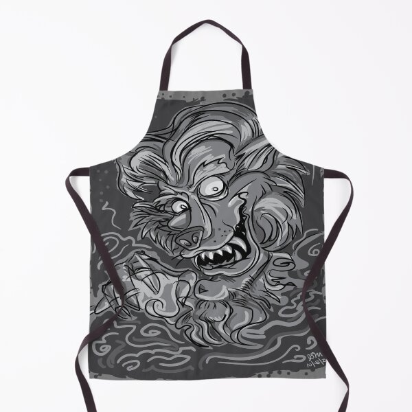 Artikelvorschau, Werwolf- oder Wolfman-Cartoon-Stil entworfen und verkauft von eShirtLabs.