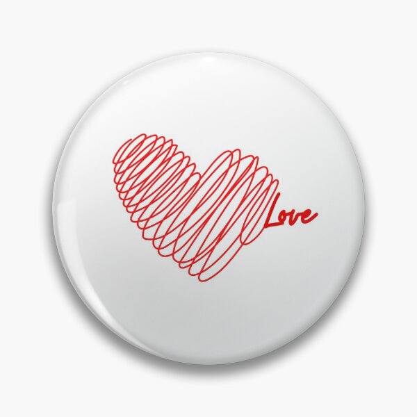 Item preview, Love print with heart designed and sold by saraevscreen.