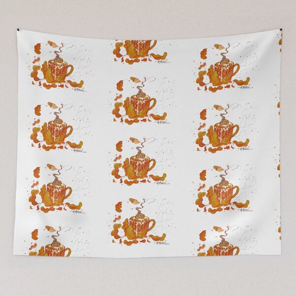 Item preview, watercolor autumn mug designed and sold by Maryse-Montron.