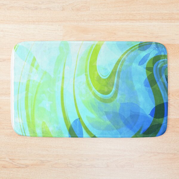 Item preview, blue leaves designed and sold by Icelya.