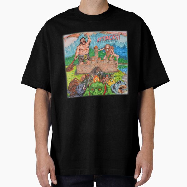 Attacks! Square Oversized T-Shirt