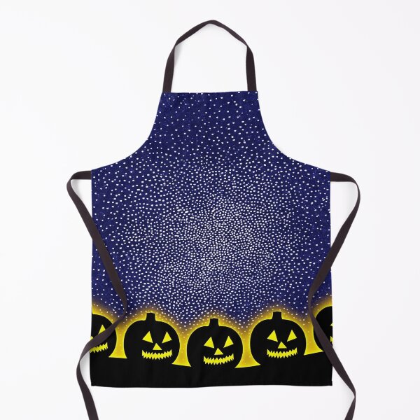 Item preview, Happy pumpkins under the night sky designed and sold by NoahDea.
