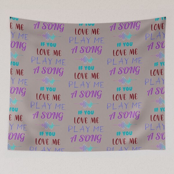 Item preview, If you love me play me a song funny romantic designed and sold by Bridge-pariera.