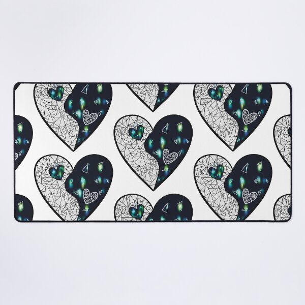 Item preview, Yin Yang Geometric Line Art Heart Design designed and sold by Reelippy.