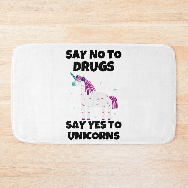Item preview, Say No To Drugs Say Yes To Unicorns Red Ribbon Week Awareness designed and sold by Gold Chicken.