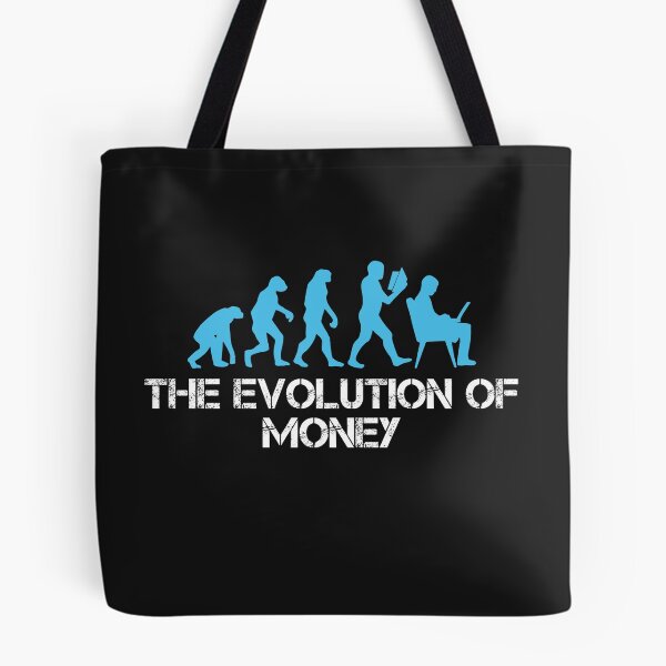 Item preview, The Evolution Of Money Crypto  designed and sold by Funny-Tees4U.