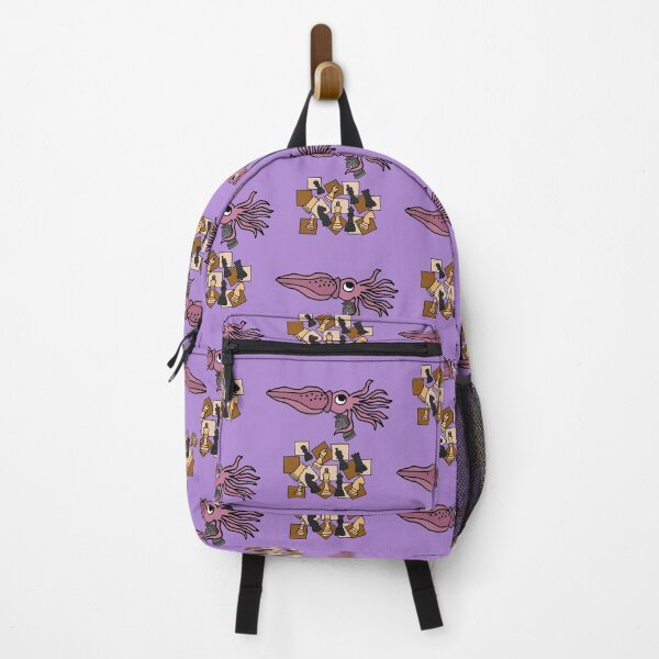 Item preview, Funny Purple Squid Playing Chess Game Cartoon designed and sold by Nature's Fancy.