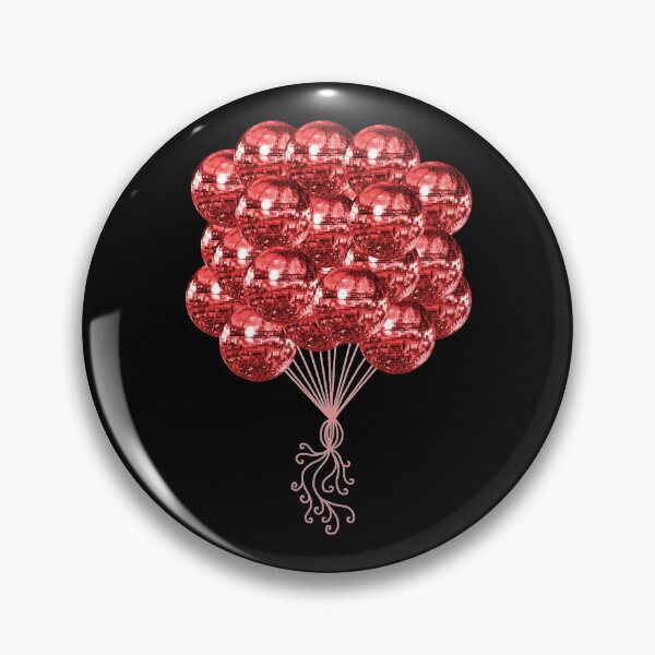 Item preview, Seventies Music Red Disco Ball Balloons designed and sold by Deborah Camp.