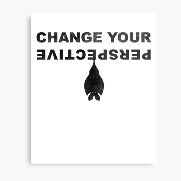 Artikel-Vorschau von Change your Perspective – Perspektivwechsel – Statement, schwarz, designt und verkauft von un-artiges.