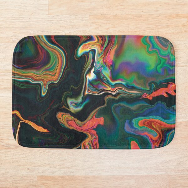 Item preview, Verde rojo azul ondas de pintura funky groovy verter designed and sold by PeaceNinja.