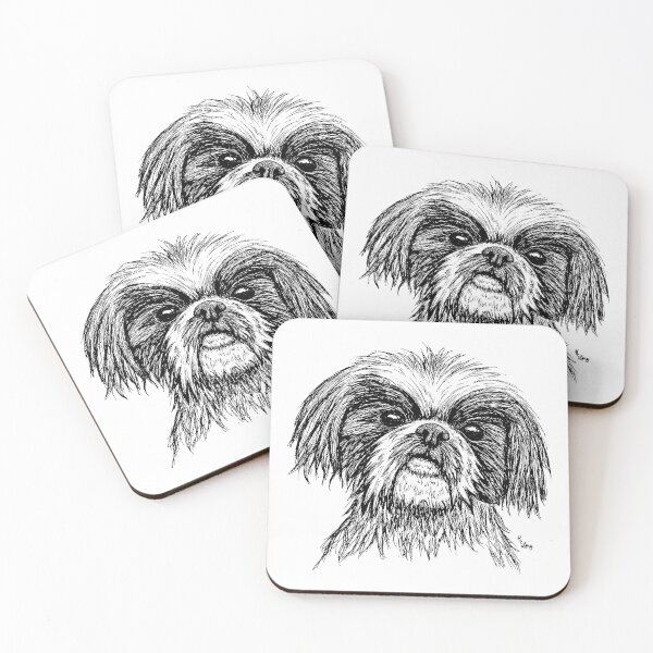 Item preview, Jack the Shih Tzu Illustration designed and sold by Kelsey Lang.