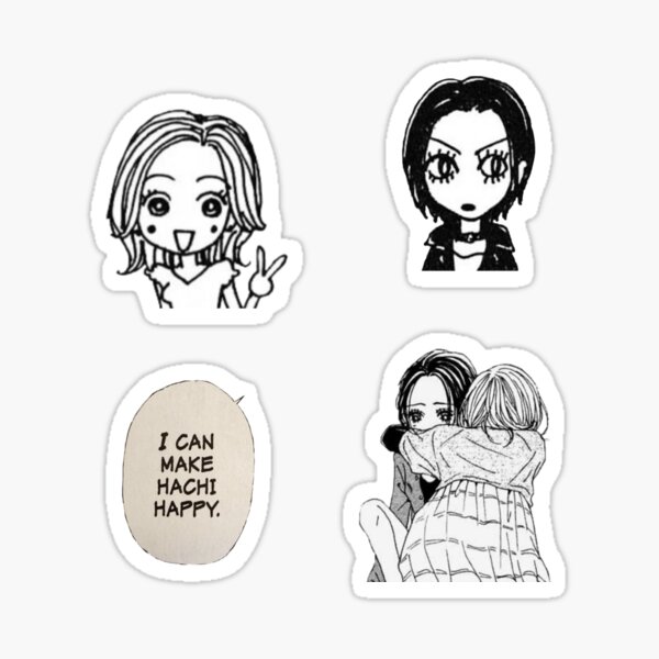 Icônes manga Nana osaki et hachi Sticker