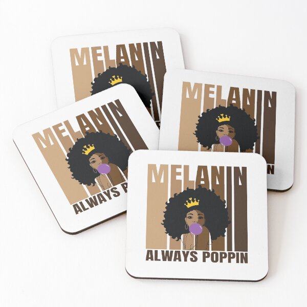 Item preview, Melanin Always Poppin designed and sold by ShopTr3ndy.