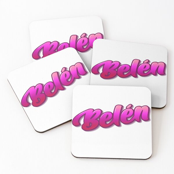 Item preview, name Belén in pink with gradient and shadows designed and sold by Rene Acan.