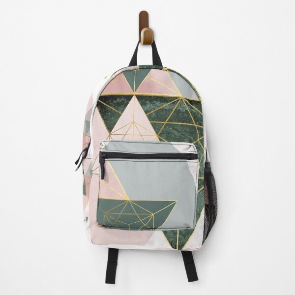 Item preview, Pink and green Geometric designed and sold by UrbanEpiphany.