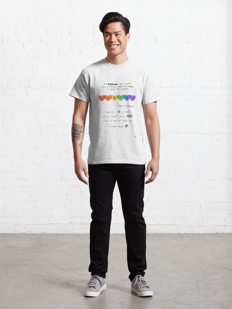 Vista alternativa de Camiseta clásica lgBtq +